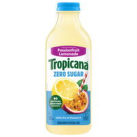 Tropicana Drink, Passionfruit Lemonade, Zero Sugar, 46 Fluid ounce