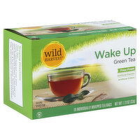 Wild Harvest Green Tea, Wake Up, 16 Each