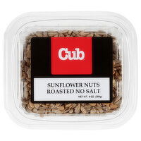 Cub Roasted No Salt Sunflower Nuts, 9 Ounce