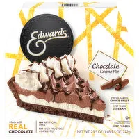 Edwards Pie, Chocolate Creme, 25.5 Ounce