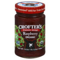 Crofter's Premium Spread, Organic, Raspberry, 16.5 Ounce