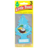 Little Trees Caribbean Colada Air Freshener, 3 Each
