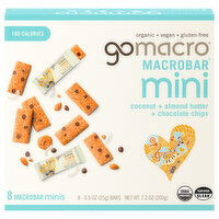 GoMacro Coconut + Almond Butter + Chocolate Chips Mini MacroBar, 8 Each