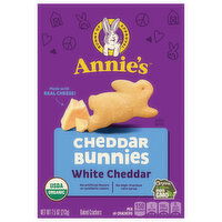 Annie's Cheddar Bunnies White Cheddar Baked Crackers, 7.5 Ounce