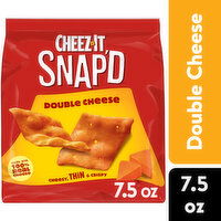 Cheez-It Snap'd Cheese Cracker Chips, Double Cheese, 7.5 Ounce