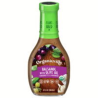 Organicville Vinaigrette & Marinade, Balsamic with Olive Oil, 8 Fluid ounce