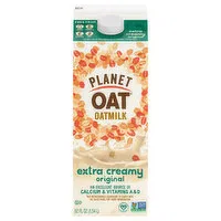 Planet Oat Oatmilk, Extra Creamy, Original, 52 Fluid ounce