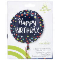 Anagram Standard Happy Birthday Decorative Balloon, 1 Each