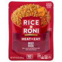 Rice-A-Roni Rice, Beef Flavor, Heat & Eat, 8.8 Ounce