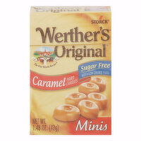 Werther's Original Hard Candies, Sugar Free, Caramel, Minis, 1.48 Ounce