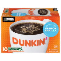 Dunkin' Coffee, French Vanilla, K-Cup Pods, 10 Each