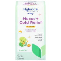 Hyland's Naturals Baby Mucus + Cold Relief, Daytime, 6+ Months, Baby, 4 Fluid ounce