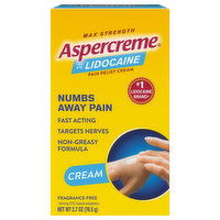 Aspercreme Pain Relief Cream, Max Strength, 2.7 Ounce