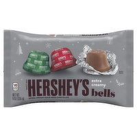 Hershey's Milk Chocolate, Extra Creamy, Bells, 9 Ounce