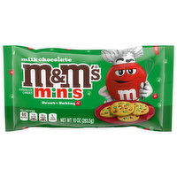 M&M's Chocolate Candies, Milk Chocolate, Minis, 10 Ounce