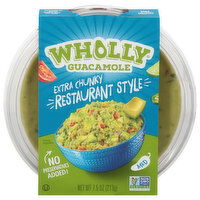 Wholly Guacamole, Restaurant Style, Extra Chunky, 7.5 Ounce