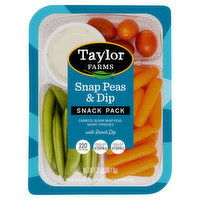 Taylor Farms Snack Pack, Snap Peas & Dip, 7.5 Ounce