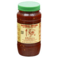 Huy Fong Chili Paste, Fresh, Ground, Sambal Oelek, 18 Ounce