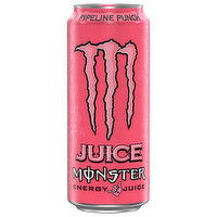 Juice Monster Energy Drink, Pipeline Punch, Energy + Juice, 16 Fluid ounce