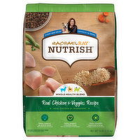 Rachael Ray Nutrish Food for Dogs, Natural, Real Chicken & Veggies Recipe, Adult, 14 Pound