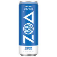 Zoa Energy Drink, Zero Sugar, Super Berry, 12 Fluid ounce