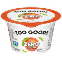 Too Good & Co. Yogurt, Zero Sugar, Peach, 5.3 Ounce