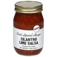 Curt's Special Recipe Medium Cilantro Lime Salsa, 1 Pint