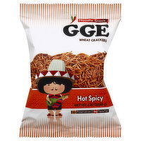 GGE Crackers, Wheat, Hot Spicy, 2.82 Ounce