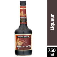 DeKuyper Creme de Cocoa Dark Liqueur, 750 Millilitre