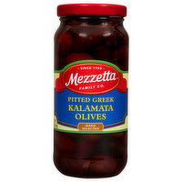 Mezzetta Olives, Kalamata, Pitted, Greek, 9.5 Ounce