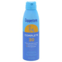Coppertone Sunscreen, Complete, Spray, SPF 30, 5.5 Ounce
