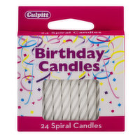 Culpitt Party Candles, 24 Each