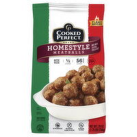 Cooked Perfect Meatballs, Homestyle, Flame Broiled, Bite Size, 28 Ounce