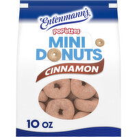 Entenmann's Pop'ettes Cinnamon Mini Donuts, 10 oz, 10 Ounce
