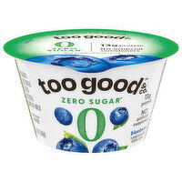 Too Good & Co. Zero Sugar Low Fat Blueberry Yogurt, 5.3 Ounce