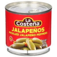 La Costena Jalapeno Peppers, Pickled, 12 Ounce