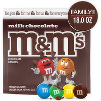 M&M'S M&M'S Milk Chocolate Candy Bag, 18 Ounce