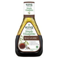 Ken's Steak House Simply Vinaigrette Dressing, Balsamic, 16 Ounce