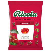 Ricola Oral Anesthetic, Cherry, Drops, 19 Each