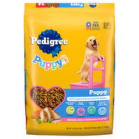 Pedigree Food for Puppies, Chicken, Rice & Vegetable Flavor, Puppy, 6 Wks. to 18 Mos., 14 Pound