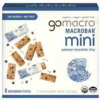 GoMacro Oatmeal Chocolate Chip Mini MacroBar, 8 Each