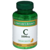 Natures Bounty Vitamin C, 1000 mg, Caplets, 100 Each