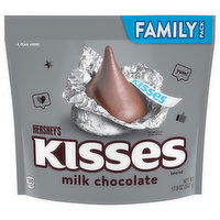 Hershey's Kisses Milk Chocolate, Family Pack, 17.9 Ounce