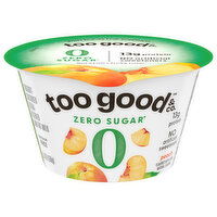 Too Good & Co. Yogurt, Zero Sugar, Peach, 5.3 Ounce