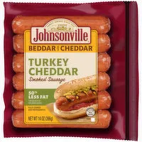 Johnsonville Smoked Turkey Sausage & Cheddar, 13.5 Ounce