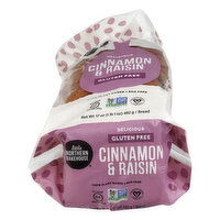 Little Northern Bakehouse Bread, Gluten Free, Cinnamon & Raisin, 17 Ounce