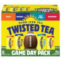 Twisted Tea Hard Iced Tea, Assorted, Game Day Pack, 12 Each