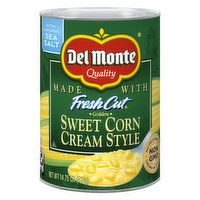 Del Monte Fresh Cut Sweet Corn, Cream Style, Golden, 14.75 Ounce