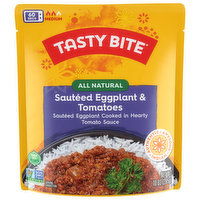 Tasty Bite Sauteed Eggplant & Tomatoes, All Natural, Indian, Medium, 10 Ounce