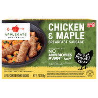 Applegate Farms Breakfast Sausage, Chicken & Maple, 10 Each